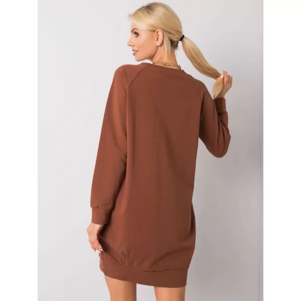  Dámské šaty BASIC FEEL GOOD RV-TU-5184.93P LIGHT BROWN 