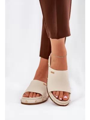 Dámské boty BIG STAR NN274A746 BEIGE