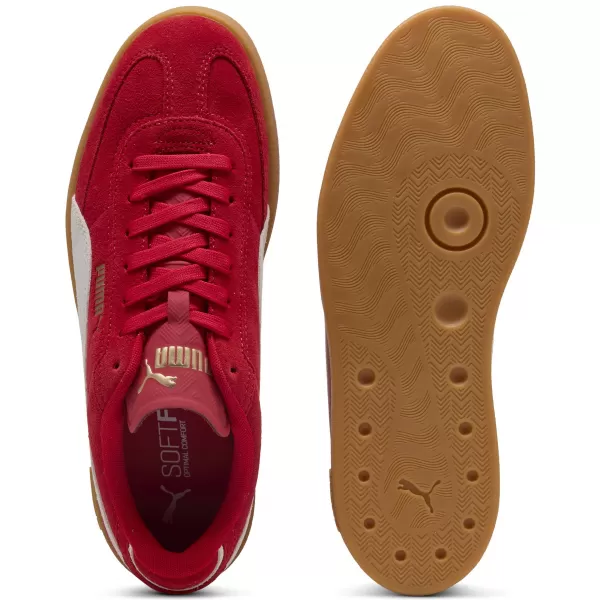  Pánské boty PUMA CLUB II ERA SUEDE 400717-08 FORATRED/P.WHITE/PUMA GOLD 