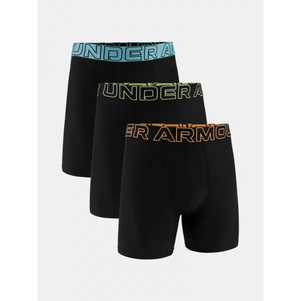 Pánské boxerky UNDER ARMOUR M UA PERF TECH 6IN (3KS) 1383878-003 ČERNÁ 