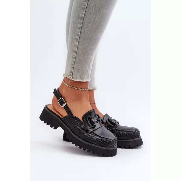  Dámské sandály D&A MR38-656 BLACK 