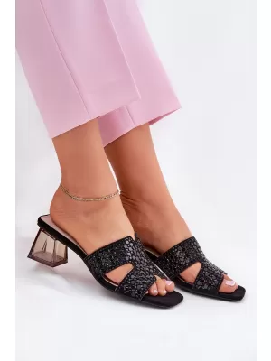 Dámské pantofle VINCEZA 62230 BLACK