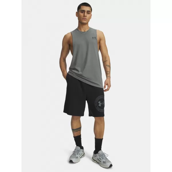  Pánské kraťasy UNDER ARMOUR RIVAL LW GRAPHIC SHORTS 6014689-001 ČERNÁ 