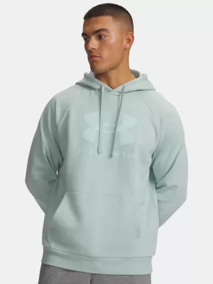 Pánská mikina UNDER ARMOUR RIVAL FLEECE LOGO HD 1379758-477 MODRÁ