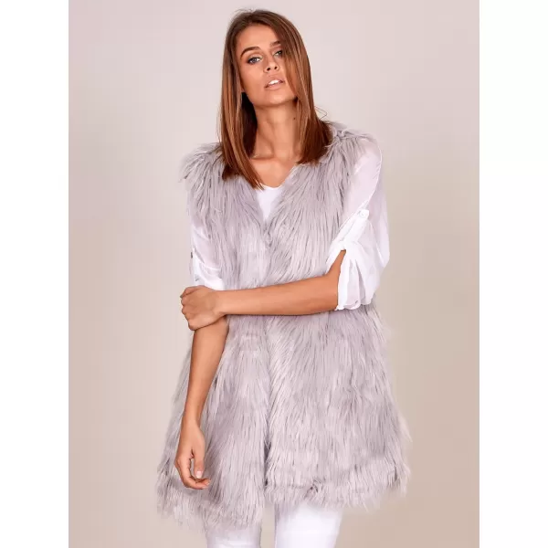  Dámská vesta WOOL FASHION ITALIA AT-KZ-173501A-1.12P LIGHT GREY 