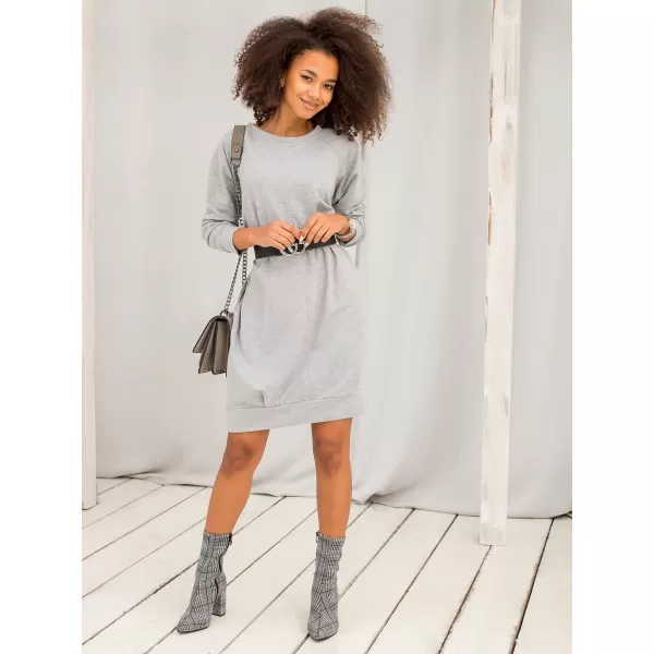  Dámské šaty BASIC FEEL GOOD RV-TU-5184.93P GRAY 
