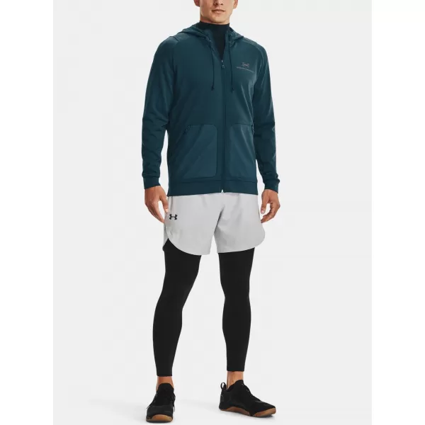  Pánská mikina UNDER ARMOUR RUSH ALL PURPOSE FZ HD MODRÁ 