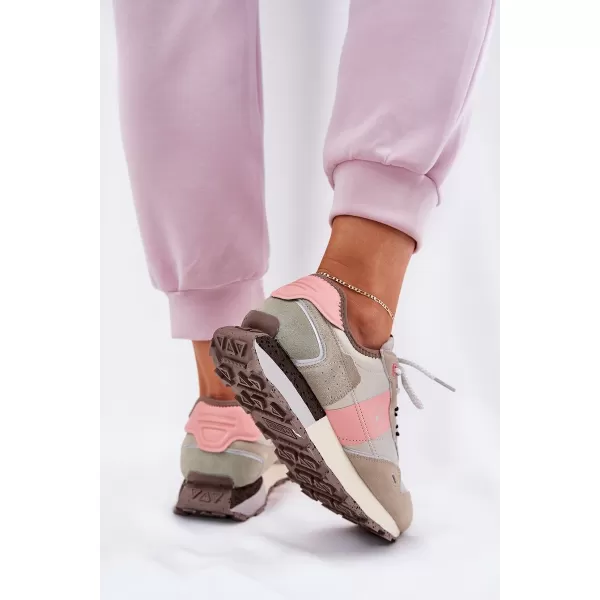  Dámské tenisky BIG STAR RR274243 PINK/GREY 