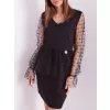 Dámské šaty FACTORY PRICE EM-SK-5002.95 NOIRE