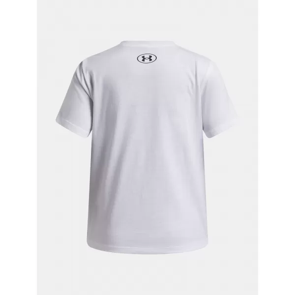  Dívčí triko UNDER ARMOUR UA G STAR LOGO LOCKERTAG SS 6009718-100 BÍLÁ 