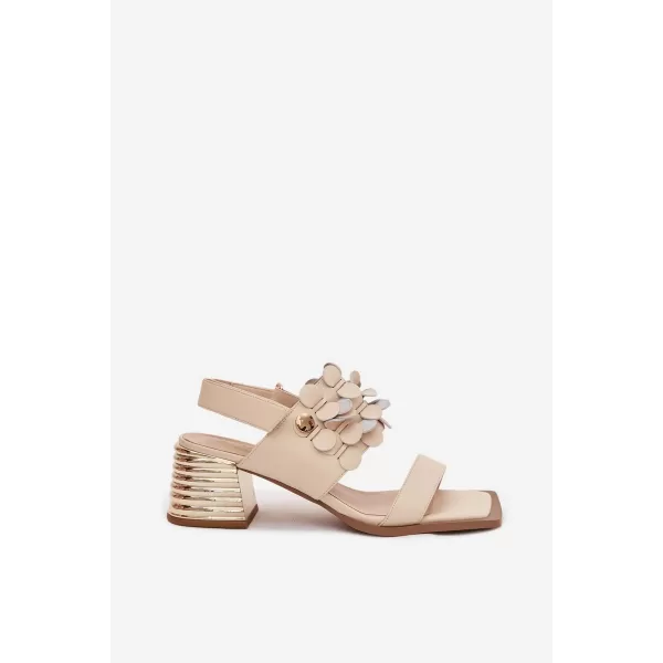  Dámské sandály D&A CR61-3062 BEIGE 