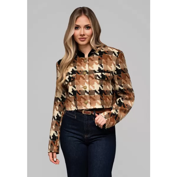  Dámská bunda LARICA OW-BLZB-0103 BROWN 
