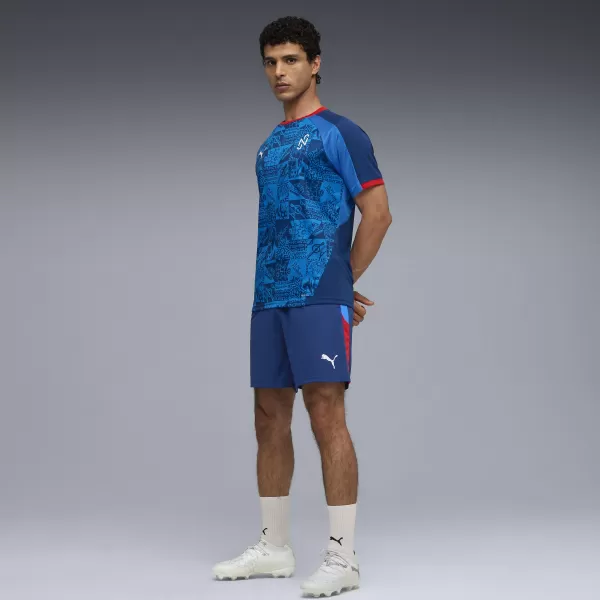 Pánské kraťasy PUMA NEYMAR JR PLAYMAKER TRGSHORT 660316-10 BLAZING BLUE/PUMAWHITE/ULTRA 
