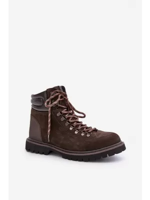 Pánské boty BIG STAR OO174644 BROWN/BEIGE