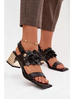 Dámské sandály D&A CR61-3062 BLACK