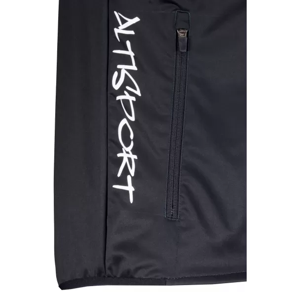  Pánská softshellová bunda premium ALTISPORT VOJ/ALM051JACK01 PETROLEJOVÁ/ČERNÁ 