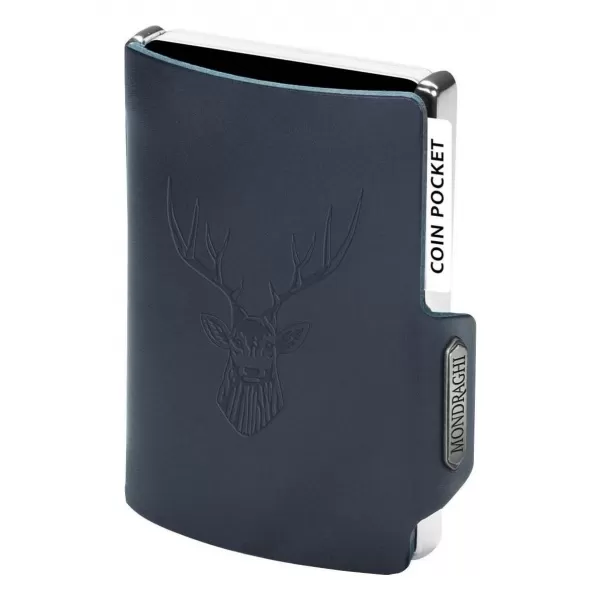  Peněženka MONDRAGHI Silhouette Classic Deer BLUE 