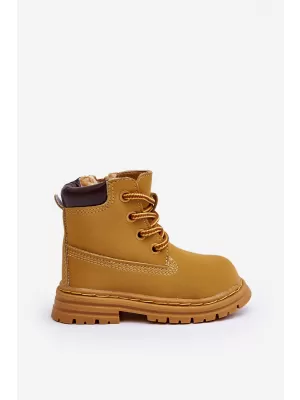 Dětské boty BOTO BANSI 28484 KHAKI