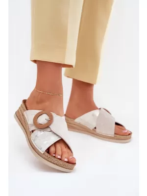 Dámské sandály INBLU RV000012 BEIGE