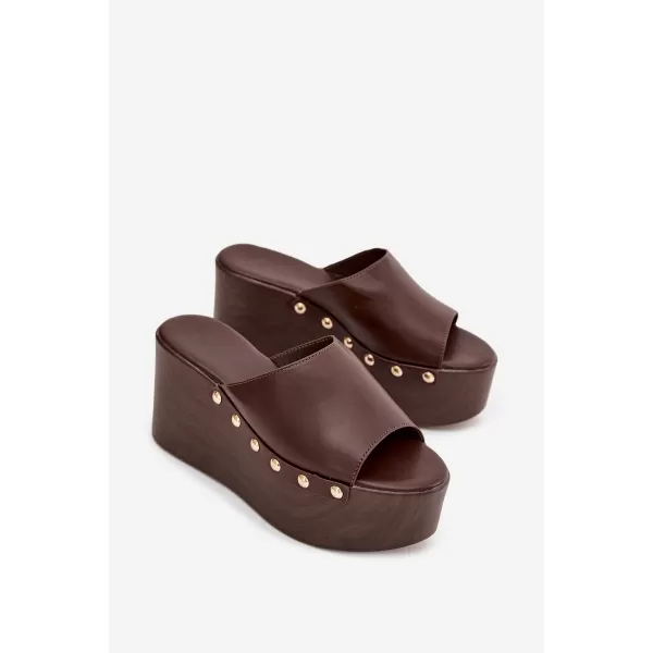  Dámské nazouváky BOTO MARELINE 41233 COFFEE 