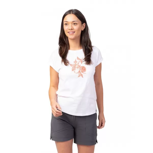  Dámské triko HANNAH ARISSA II BRIGHT WHITE (ORANGE) 