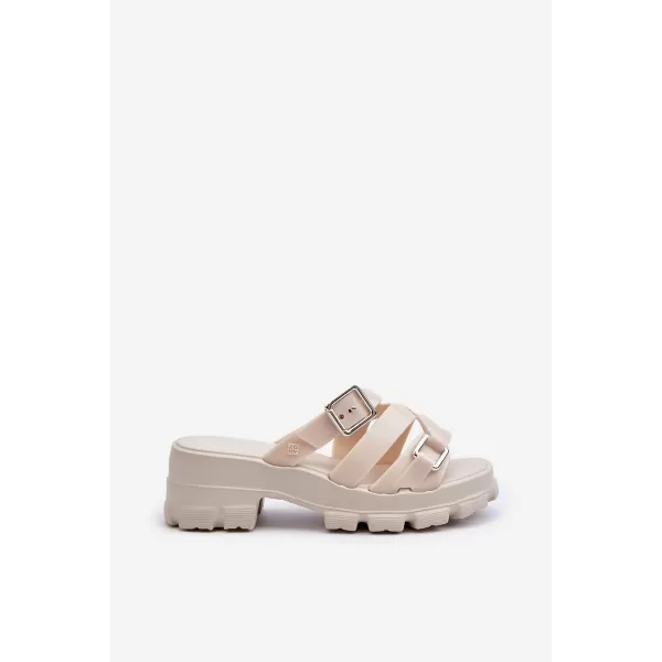  Dámské žabky ZAXY NN285042 BEIGE 