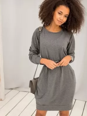 Dámské šaty BASIC FEEL GOOD RV-TU-5184.93P DARK GREY