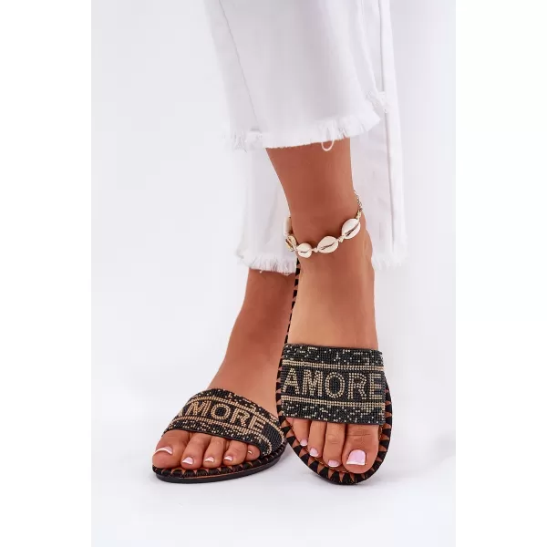  Dámské pantofle BOTO DORFEDI 36057 BLACK 