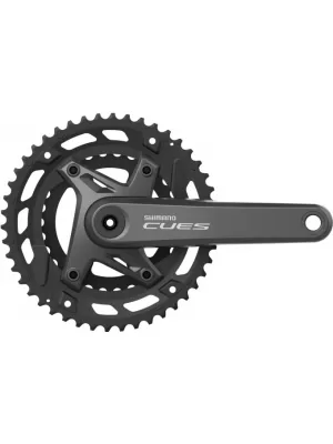 Kliky SHIMANO CUES FC-U6000 2X9/10 46X30Z BEZ KRYTU ORIG. BALENÍ ČERNÁ