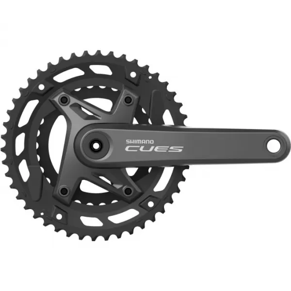  Kliky SHIMANO CUES FC-U6000 2X9/10 46X30Z BEZ KRYTU ORIG. BALENÍ ČERNÁ 