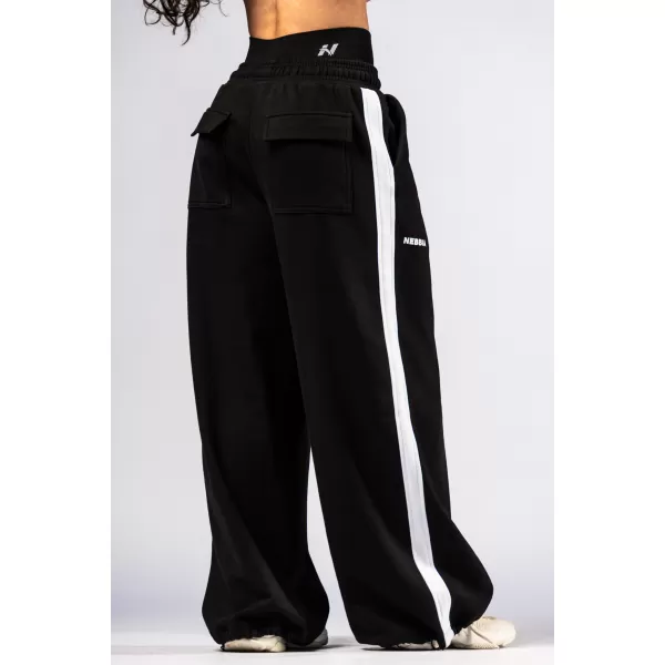  NEBBIA Oversized tepláky POWER 896 BLACK 