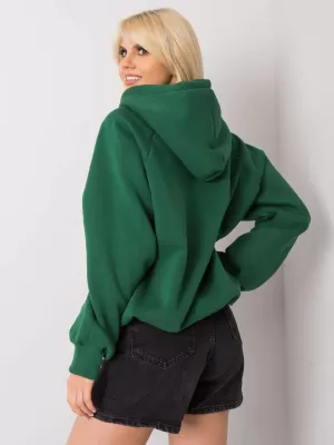Dámská mikina EX MODA EM-BL-651/3.39X DARK GREEN