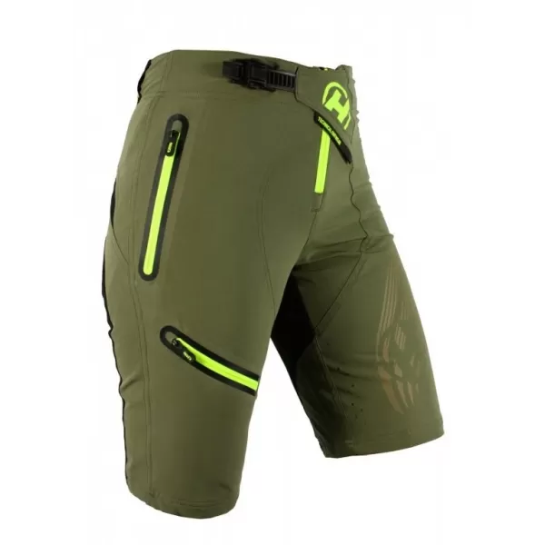  Dámské kraťasy HAVEN ENERGY CYKLOVLOŽKOU KHAKI/ŽLUTÁ 