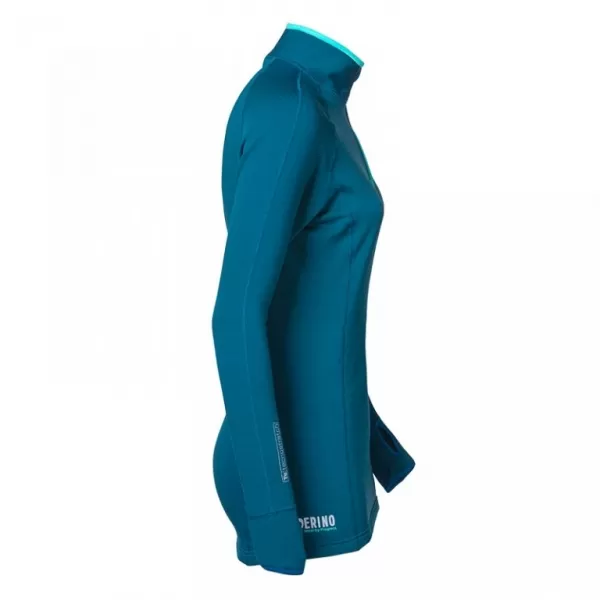  Dámská mikina PROGRESS TISPA ZIP MERINO MODRÁ 