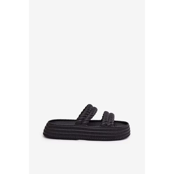  Dámské pantofle S.BARSKI ZK51-001 BLACK 