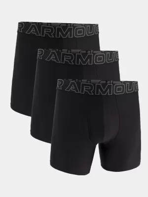 Pánské boxerky UNDER ARMOUR M UA PERF TECH 6IN (3KS) 1383878-001 ČERNÁ