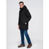 Pánský kabát OMBRE OM-COWC-0132 BLACK