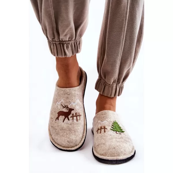  Dámské pantofle BIG STAR KK276016 BEIGE 