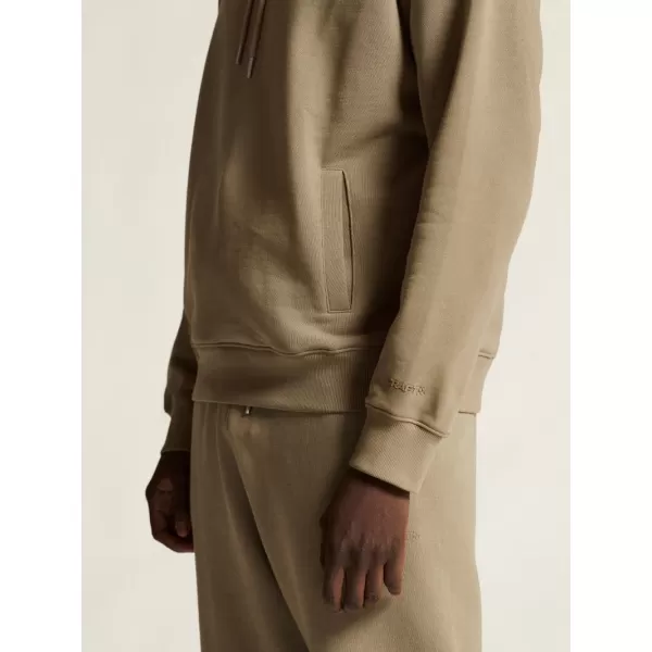  Pánská těžká mikina s kapucí CRAFT Corp. Frequent Hoodie M ŠEDOBÉŽOVÁ 