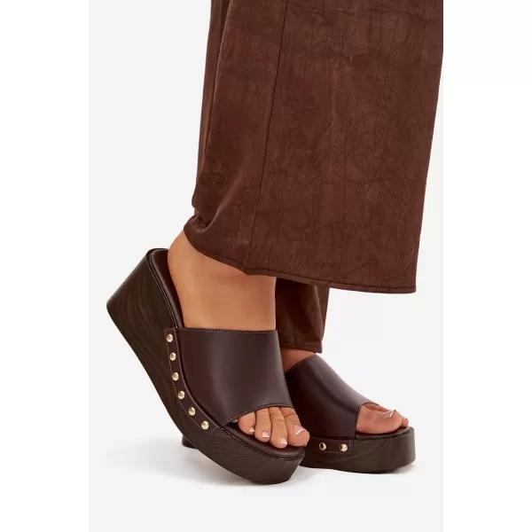  Dámské pantofle BOTO ARIONNE 41252 COFFEE 