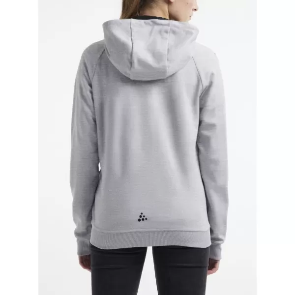  Dámská bunda s kapucí CRAFT Corp. ADV Unify Hoodie Jacket W ŠEDÝ MELÍR 