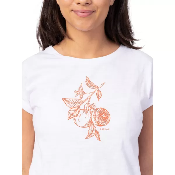  Dámské triko HANNAH ARISSA II BRIGHT WHITE (ORANGE) 