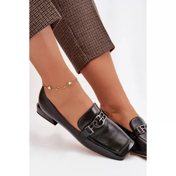 Dámské mokasíny D&A CR61-3125 BLACK 