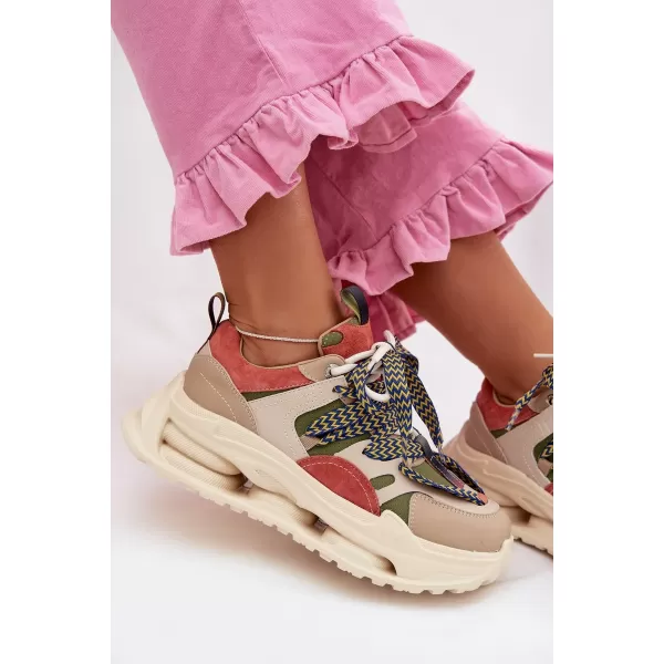  Dámské tenisky D&A CR61-3133 BEIGE 