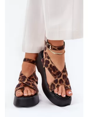 Dámské sandály BOTO TENZORUS 36260 LEOPARD