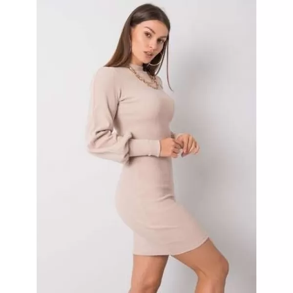  Dámské šaty RUE PARIS RV-SK-5960.07 BEIGE 