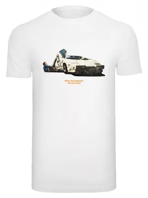 Pánské triko MISTER TEE MT1484 WHITE