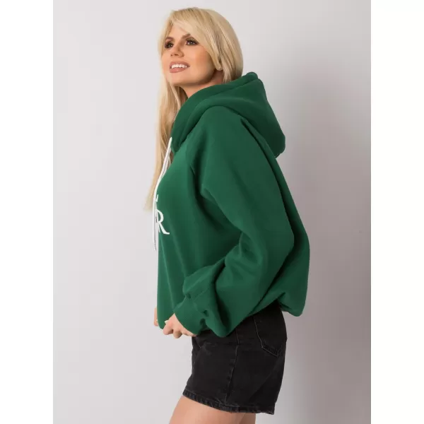  Dámská mikina EX MODA EM-BL-651/3.39X DARK GREEN 