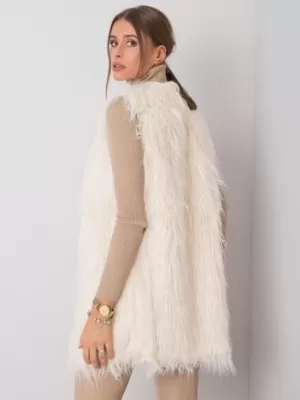 Dámská vesta WOOL FASHION ITALIA AT-KZ-3501-1.13P ECRU