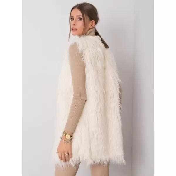 Dámská vesta WOOL FASHION ITALIA AT-KZ-3501-1.13P ECRU 